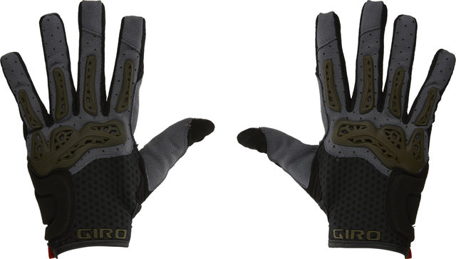 Giro Gnar Full Finger Gloves - dark shadow-trail green/M