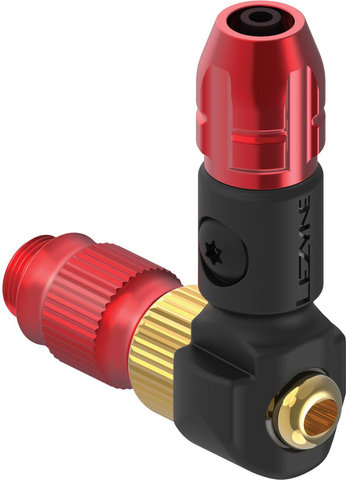 Lezyne ABS-1 Pro HP/HV Chuck Pumpenkopf - rot