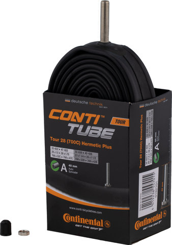 Continental Tour 28 Hermetic Plus Inner Tube - universal/Schrader Valve (AV)/32-622 bis 42-622/27-28x1 1/4-1.75x2 Schrader 40 mm/40 mm