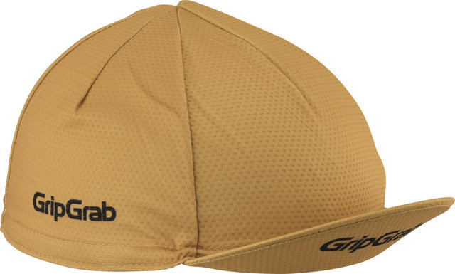 GripGrab Casquette de cyclisme d'été légère - mustard yellow/M/L