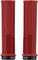 Peaty's Poignées de guidon verrouillables Monarch Grips Mushroom - red/thin