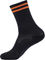 bc original Chaussettes Bike 8" - black-orange/41-43