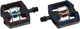 crankbrothers Mallet DH Superbruni Edition Clipless Pedals - black-red-blue