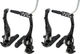 Shimano Set de frenos de llanta BR-T4000 d+t V-Brake - negro/Set