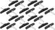 Shimano M70T2 Brake Shoes - 10 Pairs - black