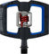 crankbrothers Pedales de clip Mallet DH Superbruni Edition - black-red-blue