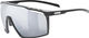 uvex Lunettes de Sport mtn perform - black mat/mirror silver