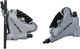 Shimano 105 v+h Set BR-R7070 + ST-R7020 Scheibenbremse - spark silver/Set/links/rechts (seitenspezifisch)