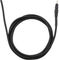 SON Cable coaxial con enchufe coaxial ensamblado - negro-plata/140 cm