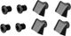 absoluteBLACK Chainring Bolt Covers for Dura-Ace 9000 - grey