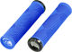 Lizard Skins Strata Lock-On Handlebar Grips - deja blue/135 mm