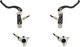 Hope XCR PRO X2 Flat Mount Front+Rear Disc Brake Set - silver/Set/left/right (side-specific)