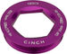 Race Face Puller Cap Drive Side for Cinch Crank Bolt - purple