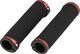 crankbrothers Cobalt Lock On Handlebar Grips - black-red/130 mm