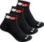 GripGrab Classic Low Cut Socks - 3 Pack - black/41 - 44