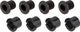 Race Face Chainring Bolts, Steel, 4-arm, Short - black