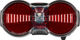 busch+müller Toplight Flat S Senso LED Rear Light - StVZO Approved - red-transparent