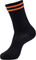 bc original Chaussettes Bike 8" - black-orange/41-43