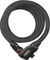 ABUS Candado de cable Phantom 8950 - negro/180 cm / TexKF Mini