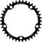 Wolf Tooth Components 130 BCD Gravel / CX / Road Kettenblatt - black/38 Z