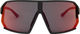 uvex sportstyle 237 Sports Glasses - black matte/mirror red