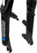 Suntour XCT JR 20" Suspension Fork - black/40 mm/40 mm/1 1/8"/100 mm/20"/100 mm/100 mm/12 mm Thru Axle