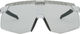 uvex pace stage S V sports glasses - white matte/mirror green