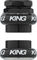 Chris King GripNut Bold EC30/25.4 - EC30/26 Threaded Headset - black/1"/EC30/25,4 - EC30/26