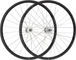 Miche Pistard Tubular Track Wheelset - black-silver/Non Boost/Non Boost/100 mm/28"/Screw-on freewheel/100 mm/Threaded freewheel/100 mm/120 mm