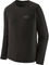 Patagonia Capilene Cool Trail Graphic L/S Shirt - strata stencil-black/M