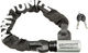 Kryptonite KryptoLok® 2 Integrated Chain Kettenschloss - schwarz-grau-weiß/55 cm