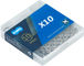 KMC X10 Kette 10-fach - silver-black/10 fach