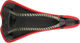 tune Speedneedle 20TWENTY Carbon Sattel mit Leder - rot/135 mm