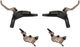 Hayes Dominion A4 Disc Brake Set - black-bronze/set (front+rear)