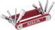 SILCA Italian Army Knife Nove Multitool - rot-silber