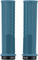 Peaty's Poignées de guidon verrouillables Monarch Grips Mushroom - turquoise/thin