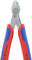 Knipex Electronic Super Knips® Zange mit 60° Winkel - rot-blau