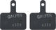 GALFER Disc Standard Brake Pads for Tektro - semi-metallic - steel/TE-001