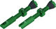 Peatys Chris King Edition MK2 Tubeless Valve 2-Pack Set - emerald/Presta 42 mm