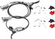 SRAM G2 Ultimate Carbon Disc Brake Set - polar grey anodized/Set/Flip-Flop (non-side-specific)