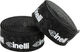 Cinelli Cinta de manillar Logo Velvet - black and white