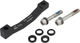 TRP Disc Brake Adapter for 200 mm Rotors - black/PM 7" to PM +20 mm