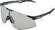 uvex Lunettes de Sport pace perform V - black mat/litemirror silver