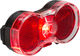 busch+müller Toplight Flat Senso LED Rear Light - StVZO Approved - transparent/50-80 mm