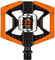 crankbrothers Pédales à Clip / à Plateforme Double Shot 2 - orange-black/universal