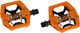 crankbrothers Pédales à Clip / à Plateforme Double Shot 2 - orange-black/universal