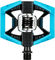 crankbrothers Pedales de clip/plataforma Double Shot 2 - blue-black/universal