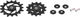 SRAM Set de Galets pour Dérailleur Arrière XX Eagle Transmission AXS T-Type - black/14 dents (galet de guidage), 16 dents (galet tendeur)