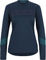 VAUDE Camiseta para damas Womens Qimsa LS Logo Shirt - dark sea/36/S