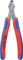 Knipex Electronic Super Knips® Zange mit 60° Winkel - rot-blau